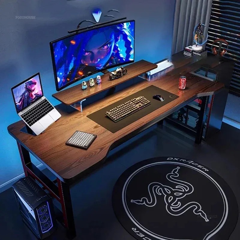 Esports Gaming Houses - 북유럽 스타일 데스크탑 컴퓨터 책상 심플한