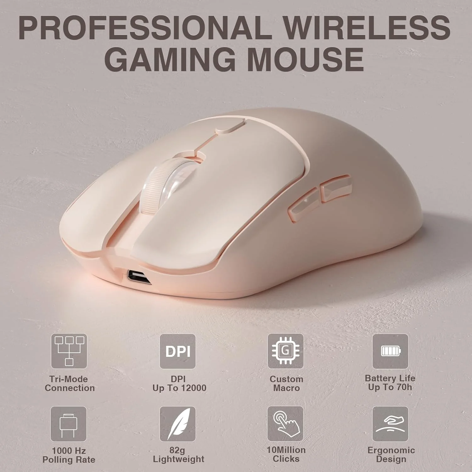 Esports Gaming Mouse Wireless - AULA SC580X 트라이 모드 무선 게이밍