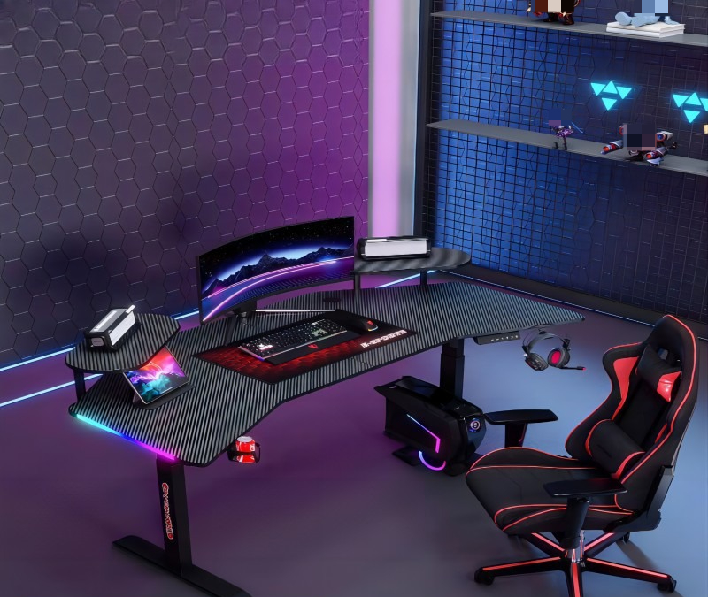 Esports Gaming Lab - 지능형 전동식 높이 조절 게이밍 테이블,