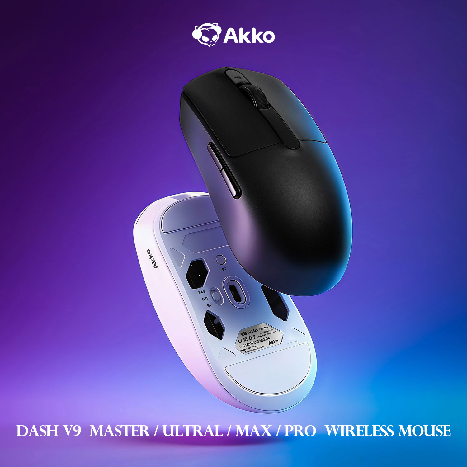 Esports Gaming Mouse Wireless - 아코 대쉬 V9 무선 마우스 PAW3950/PAW3395/PAW3955/PAW3315/PAW3311