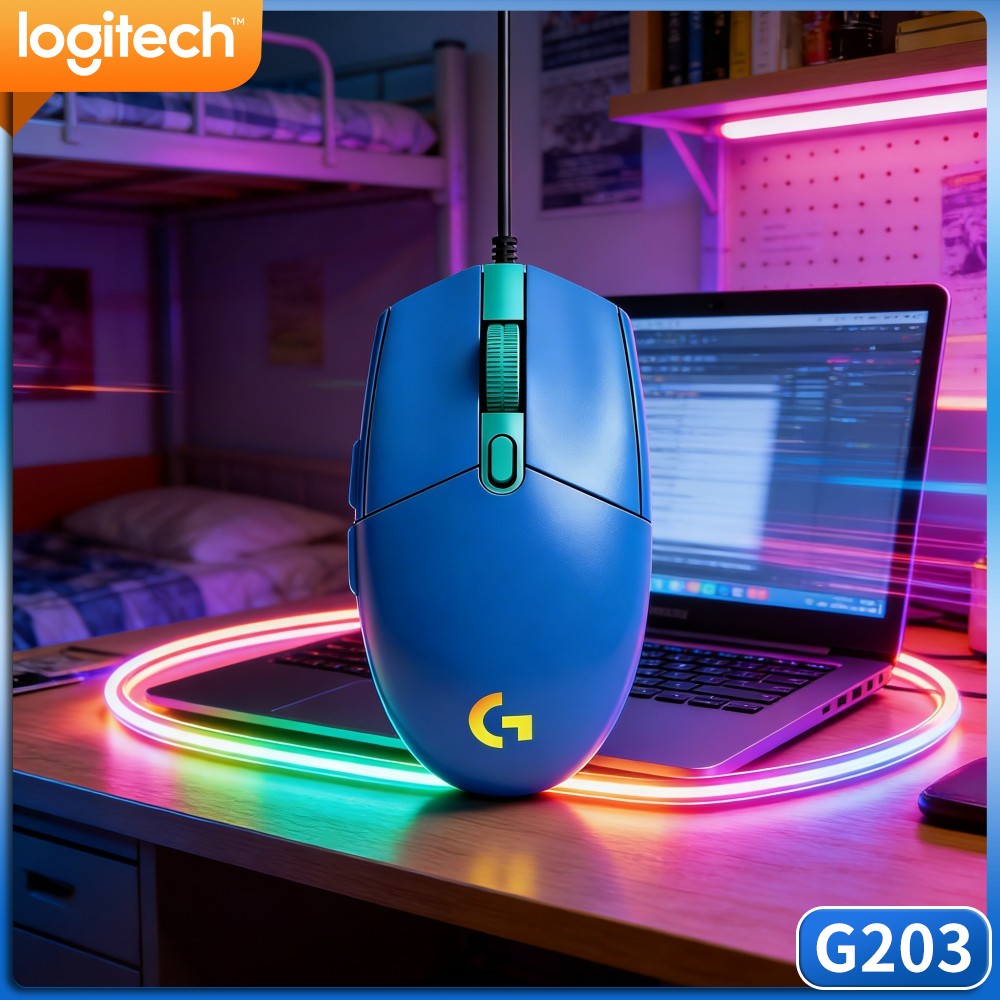 Logitech Mouse G203 - 로지텍 G203 유선 게이밍 마우스 다중