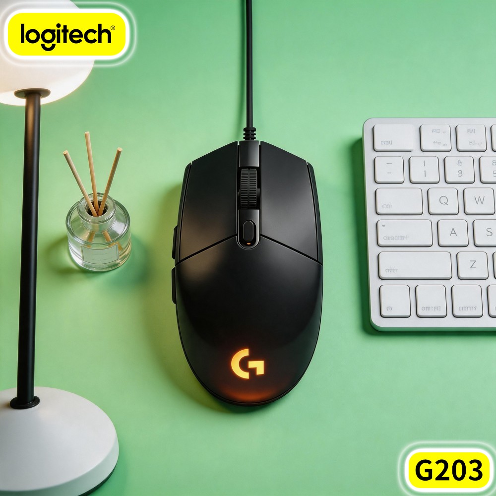 Logitech Mouse G203 - 로지텍 G203 유선 게이밍 마우스 실용적인