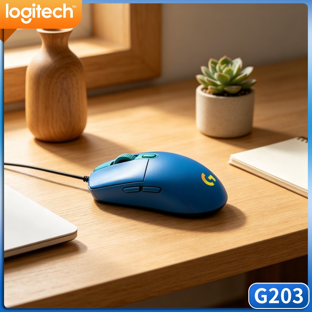 Logitech Mouse G203 - 로지텍 G203 유선 게이밍 마우스 스내피
