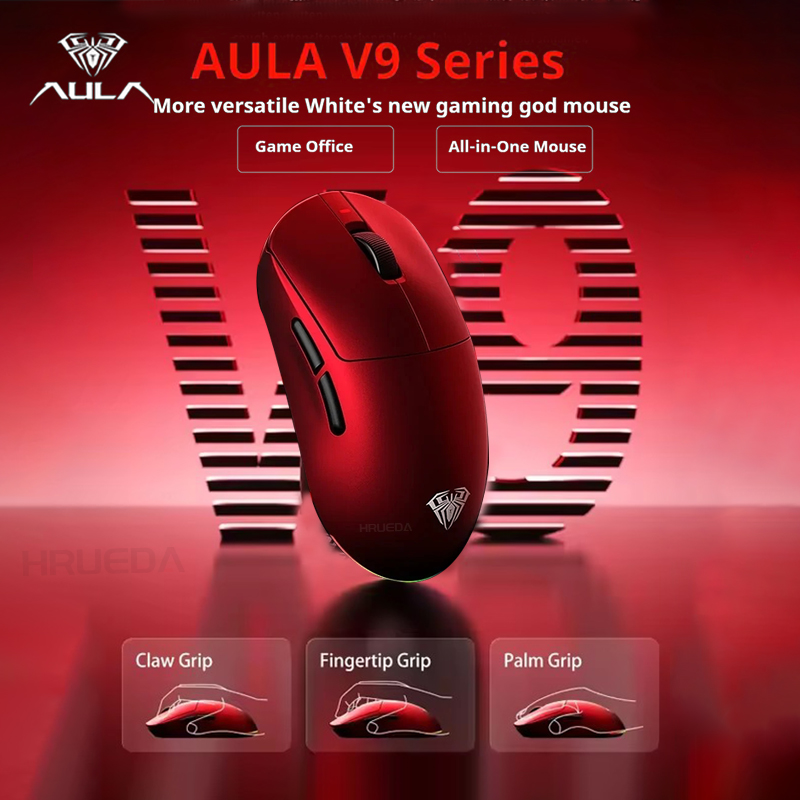 Esports Gaming Mouse Wireless - AULA V9 울트라 무선 마우스 트라이