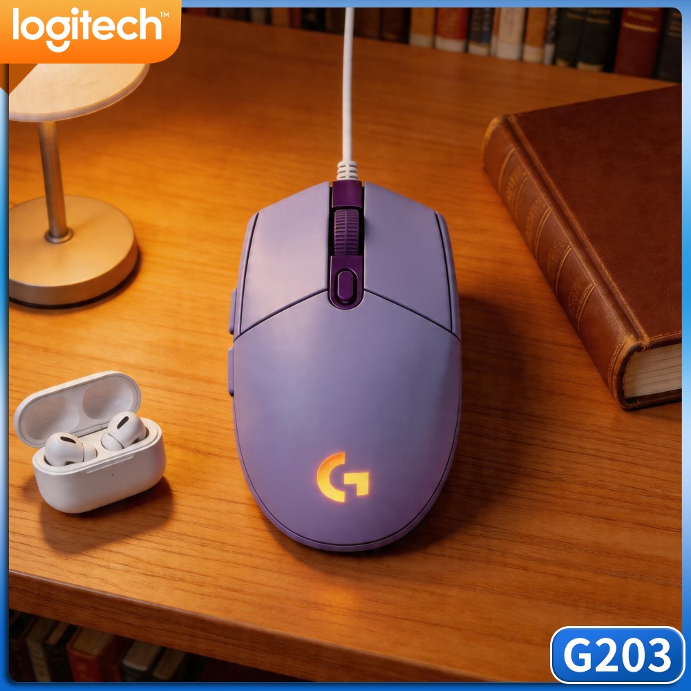 Logitech Mouse G203 - 로지텍 G203 유선 게이밍 마우스 견고한