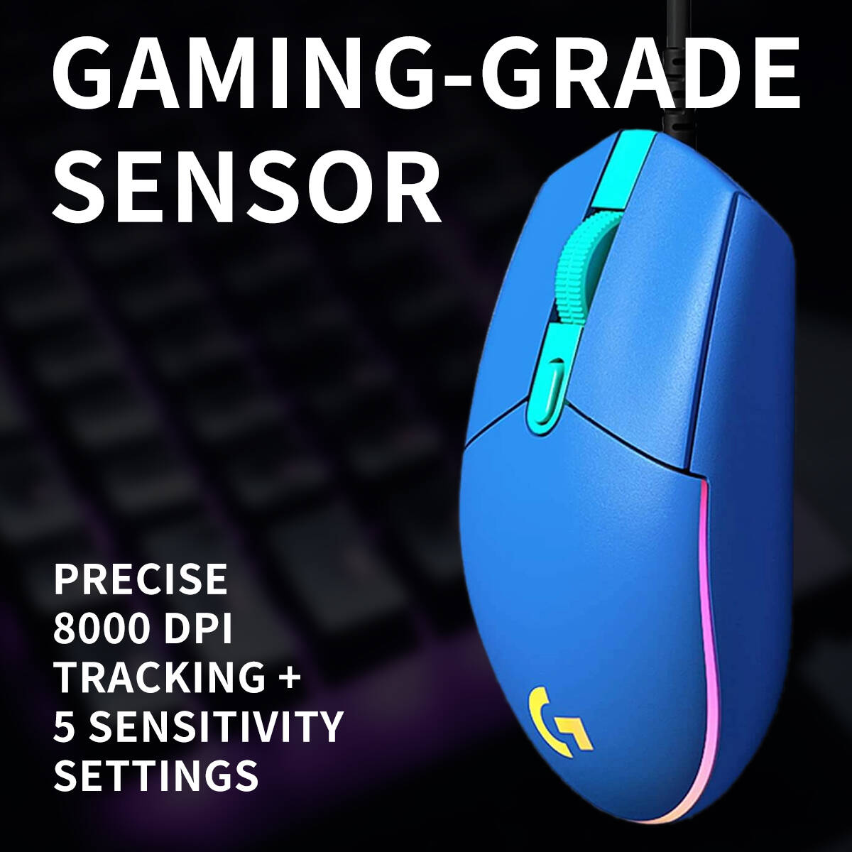 로지텍 G203 유선 게이밍 마우스 즉각적인 버튼 반응 - Logitech Mouse G203 리뷰 및 가격