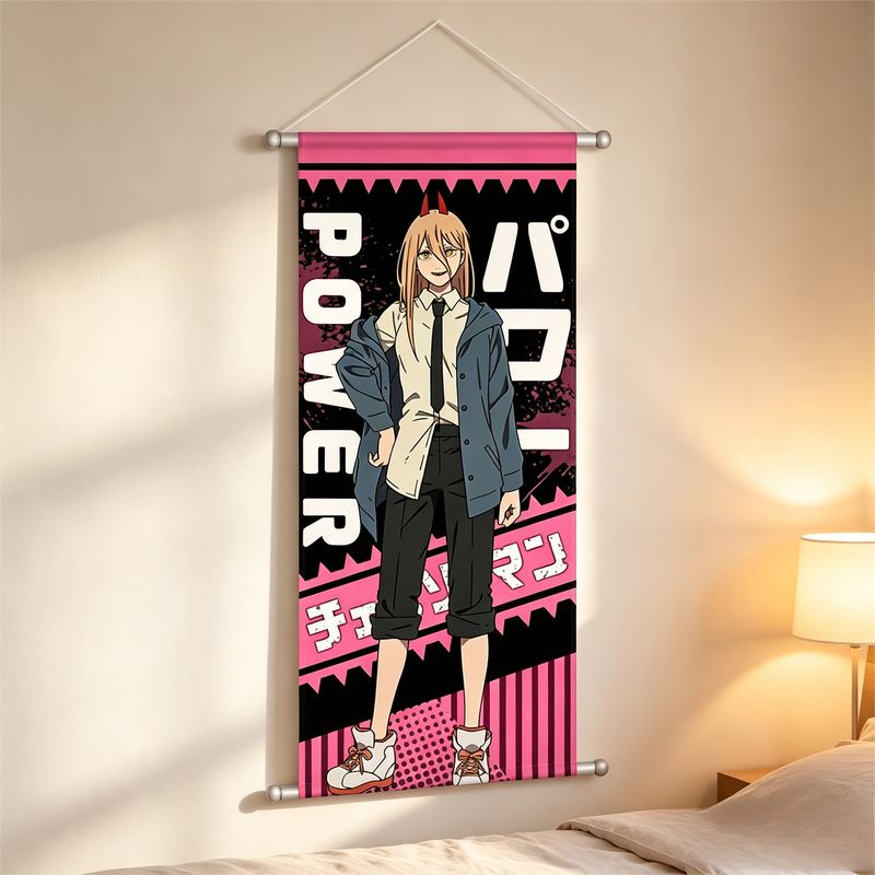VIKAMA Chainsaw Man 월 스크롤 포스터, - Esports Gaming Poster 리뷰 및 가격