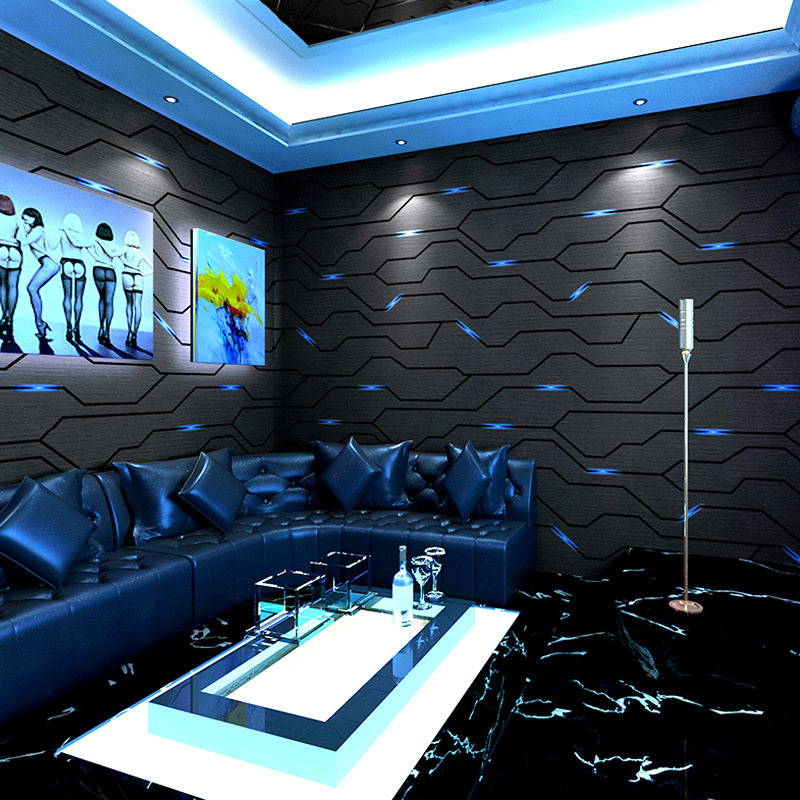 KTV 벽지 벽 커버 3D 스테레오 뮤직 바 장식, 플 - Esports Gaming Houses 리뷰 및 가격