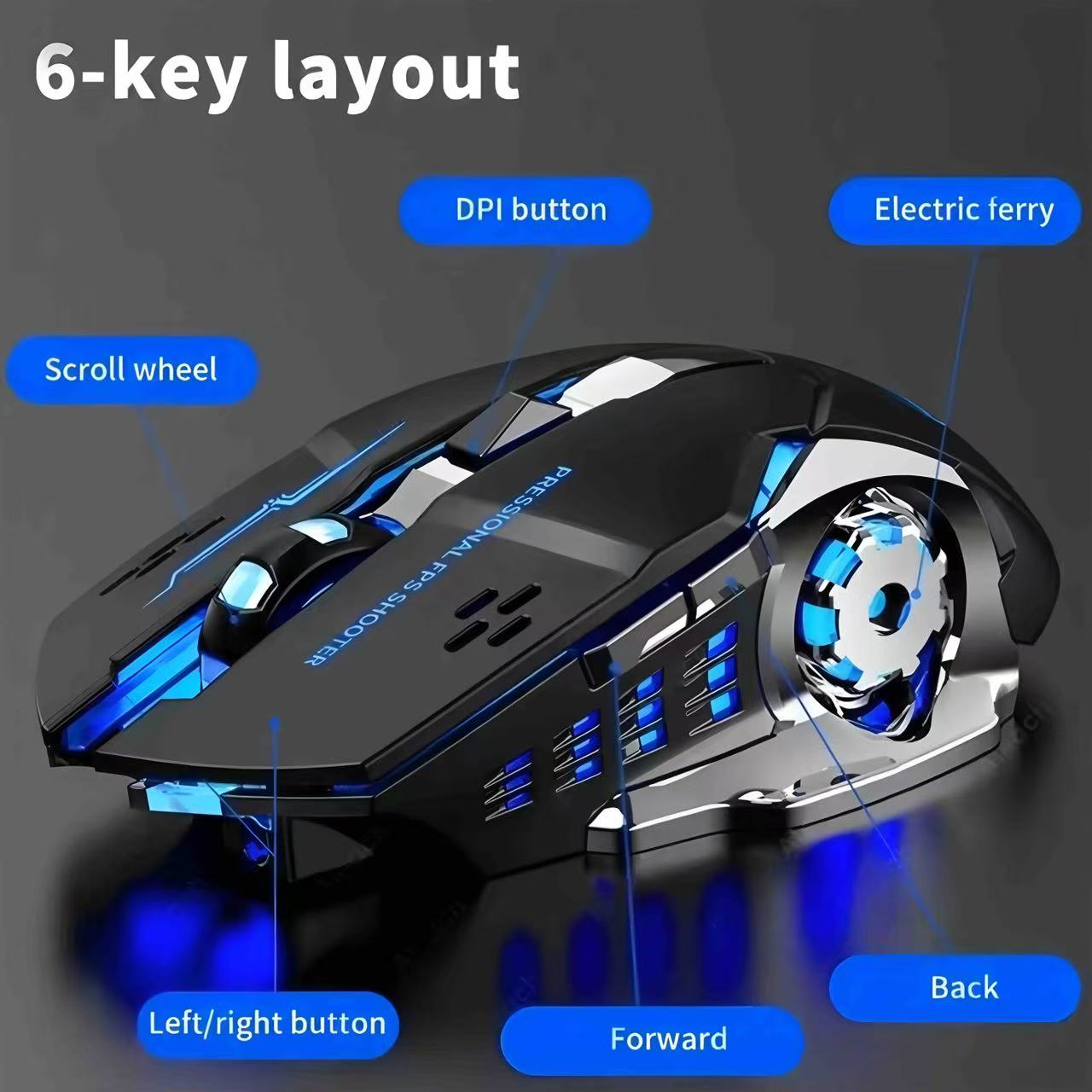 블루투스 마우스 게임용 컴퓨터 충전식 무선 마우스 US - Esports Gaming Mouse Wireless 리뷰 및 가격
