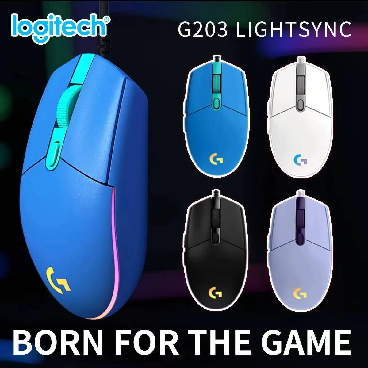 로지텍 G203 게이밍 마우스 8000 DPI 센서 R - Logitech Mouse G203 리뷰 및 가격
