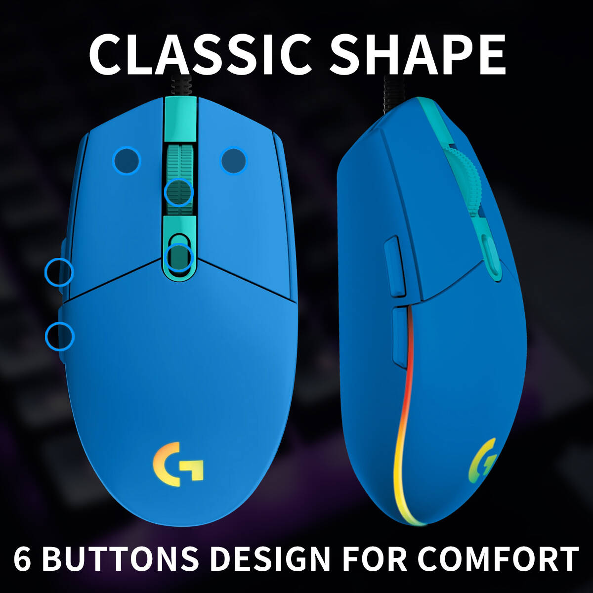 로지텍 G203 유선 게이밍 마우스 실용적인 주변기기  - Logitech Mouse G203 리뷰 및 가격