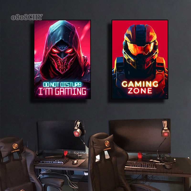 드래곤 암살자 공간 갑옷 게임 영역 캔버스 포스터 인쇄 - Esports Gaming Poster 리뷰 및 가격