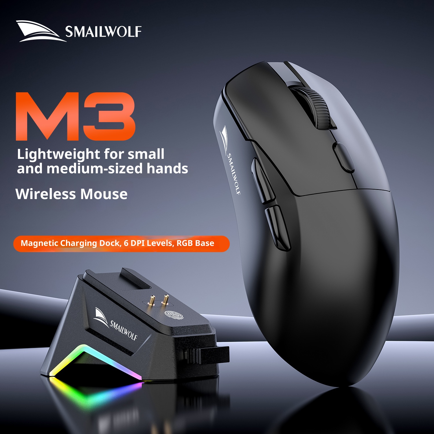 스메일울프 M3 PRO 무선 블루투스 3모드 마우스 E - Esports Gaming Mouse Wireless 리뷰 및 가격