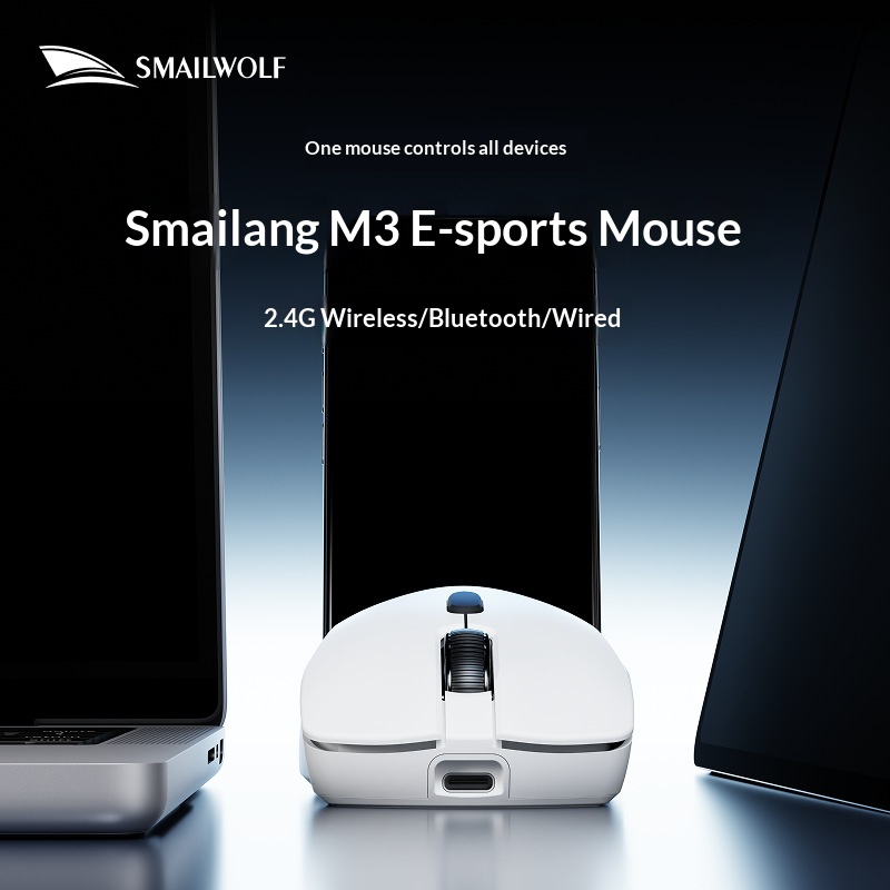 스메일울프 M3 PRO 무선 블루투스 3모드 마우스 E - Esports Gaming Mouse Wireless 리뷰 및 가격