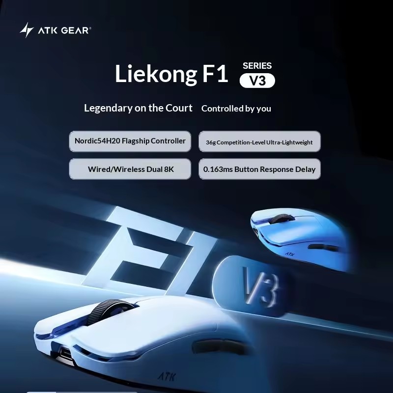 ATK F1 V2/V3 트라이 모드 무선 마우스 PAW - Esports Gaming Mouse Wireless 리뷰 및 가격