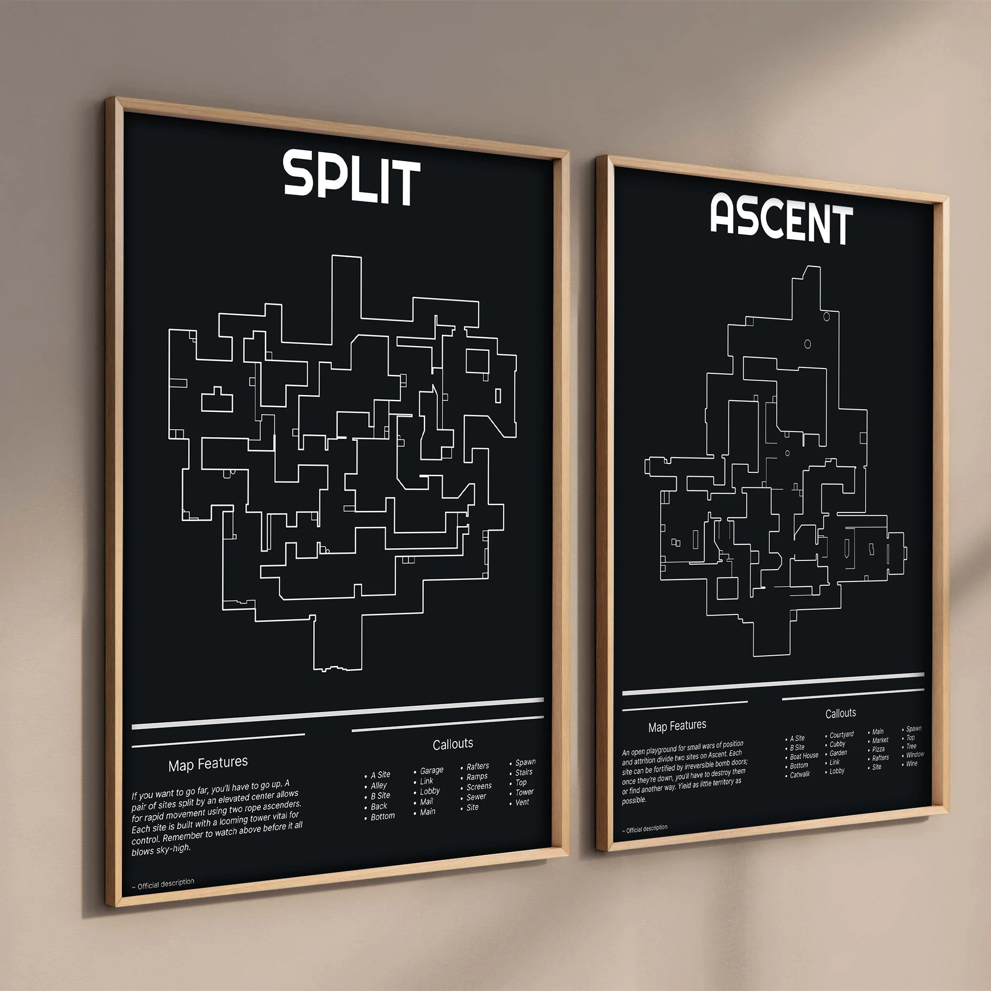 레트로 2023 핫 게임 발로란트 맵 벽 아트 포스터  - Esports Gaming Poster 리뷰 및 가격